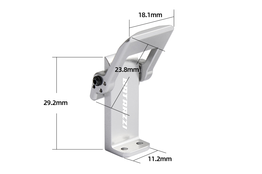 BATRAZZI CNC Aluminum Side Steps for FMS FCX18 K10