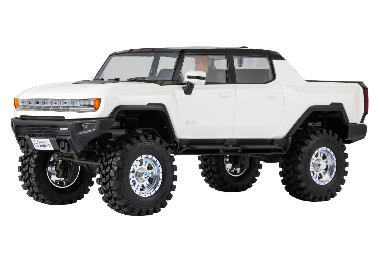 BATRAZZI M3 Aluminum Rogue Wheel Hubcaps for FCX18 (4pcs)