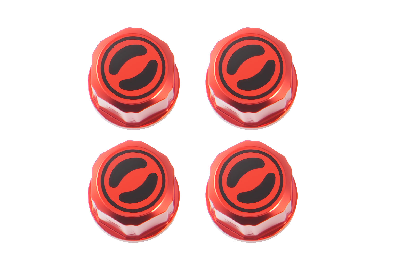BATRAZZI M3 Aluminum Rogue Wheel Hubcaps for FCX18 (4pcs)