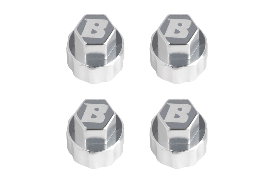 BATRAZZI 2.5mm Aluminum Wheel Hub Covers for TRX4M (4pcs)