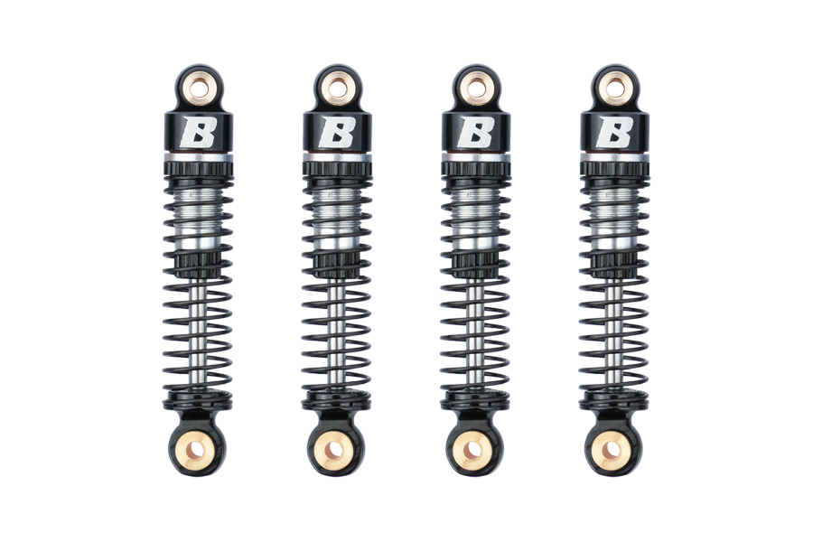 BATRAZZI Oil-filled Aluminum Shocks for FCX24 / FCX18 Silver (4 pcs)