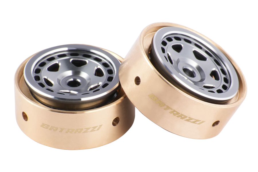 BATRAZZI Aluminum 0.8” Sheriff Beadlock Wheels (4pcs)