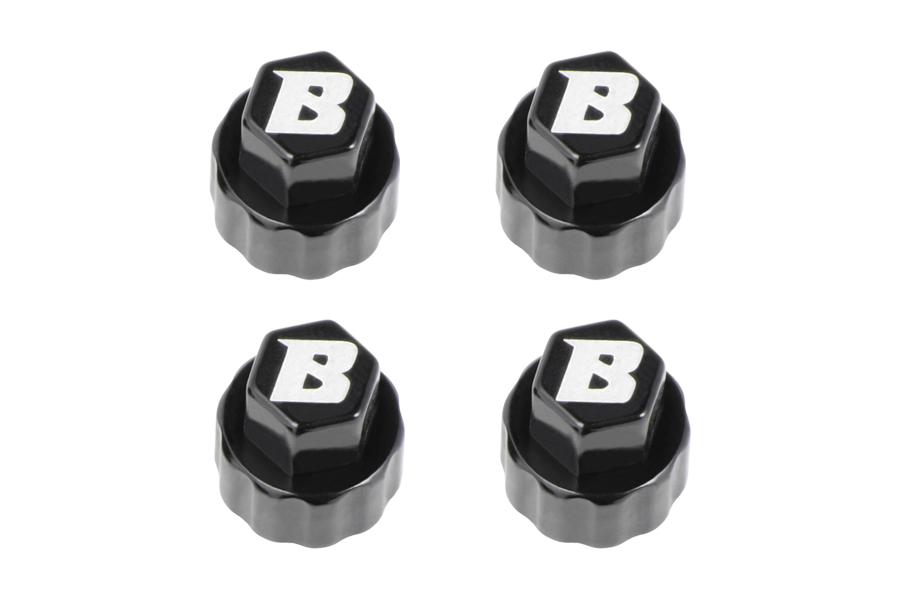BATRAZZI 2.5mm Aluminum Wheel Hub Covers for TRX4M (4pcs)