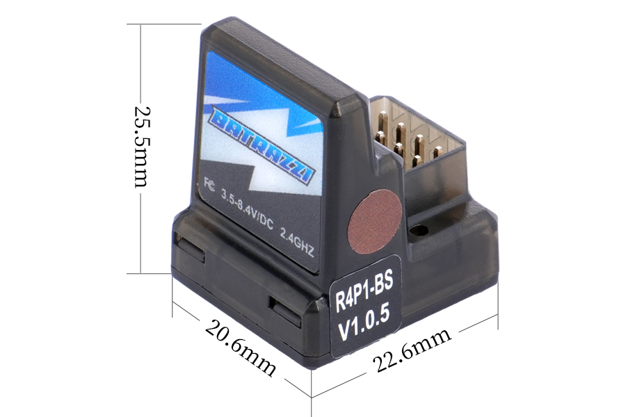 BATRAZZI Ctrl Frk 3200KV Brushless Outrunner Motor, Receiver and ESC Set for Traxxas TRX4M