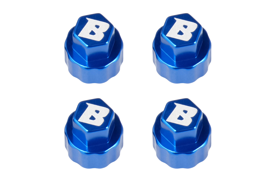 BATRAZZI 2.5mm Aluminum Wheel Hub Covers for TRX4M (4pcs)