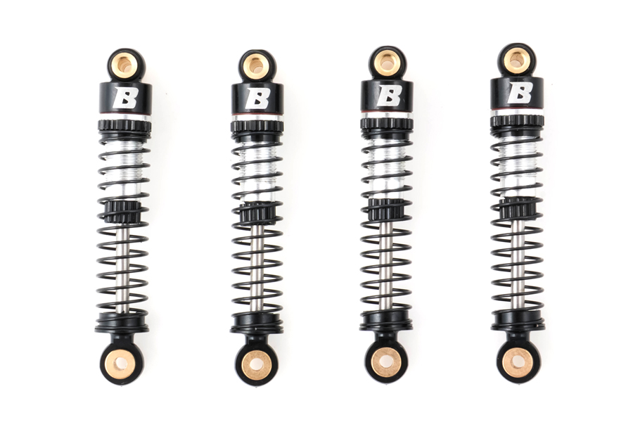 BATRAZZI 45mm Oil-filled Aluminum Shocks with Quick-Release for FMS FCX24 & FCX18 (4pcs)