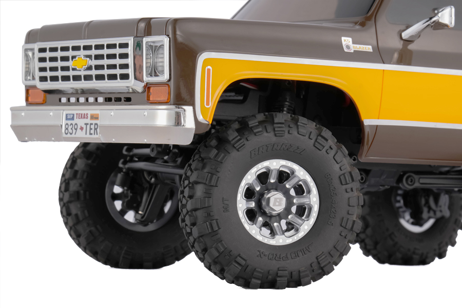 BATRAZZI Aluminum 1.0” V-Spoke Beadlock Wheels (4 pcs)