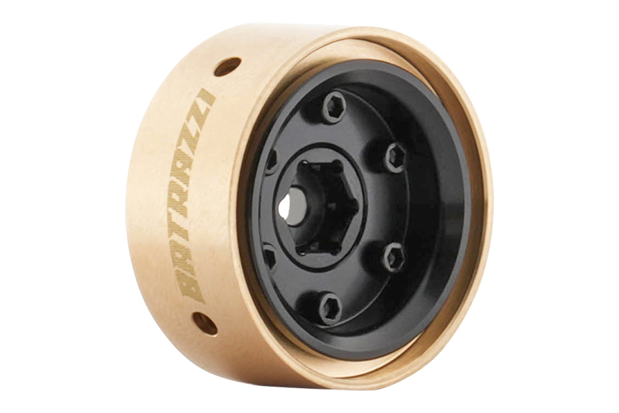 BATRAZZI 0.9” Aluminum Beadlock Y-Spoke Wheels with Brass Weights
