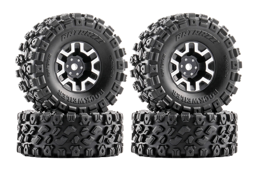 Batrazzi 53*21.7mm Rockweiler 0.9” R/T Tires (4pcs)