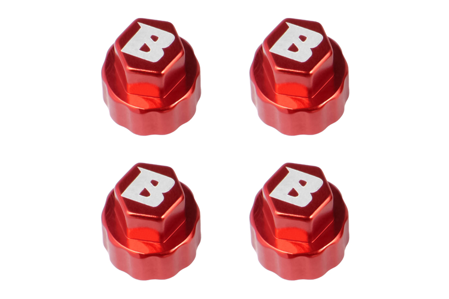BATRAZZI 2.5mm Aluminum Wheel Hub Covers for TRX4M (4pcs)