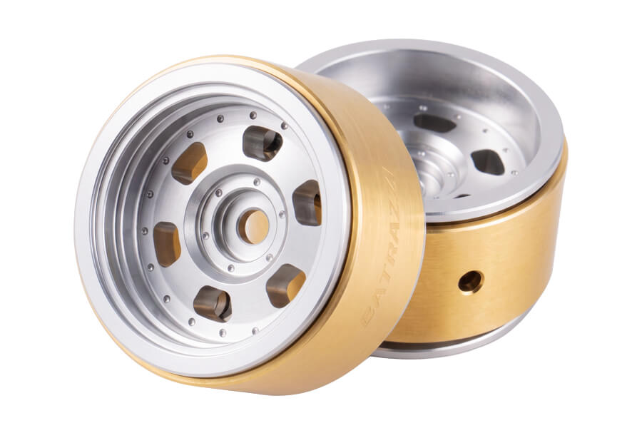 BATRAZZI Aluminum 0.7" Core_X Beadlock Wheels for Axial SCX30 (4pcs)