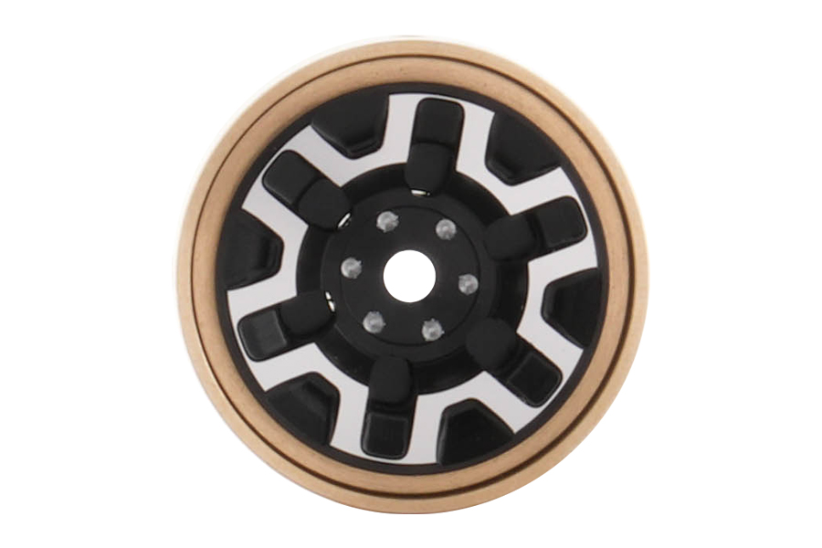 BATRAZZI 0.9” Aluminum Beadlock Y-Spoke Wheels with Brass Weights