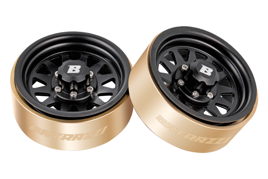 BATRAZZI 1.9” Steelie Beadlock Wheels (2pcs)