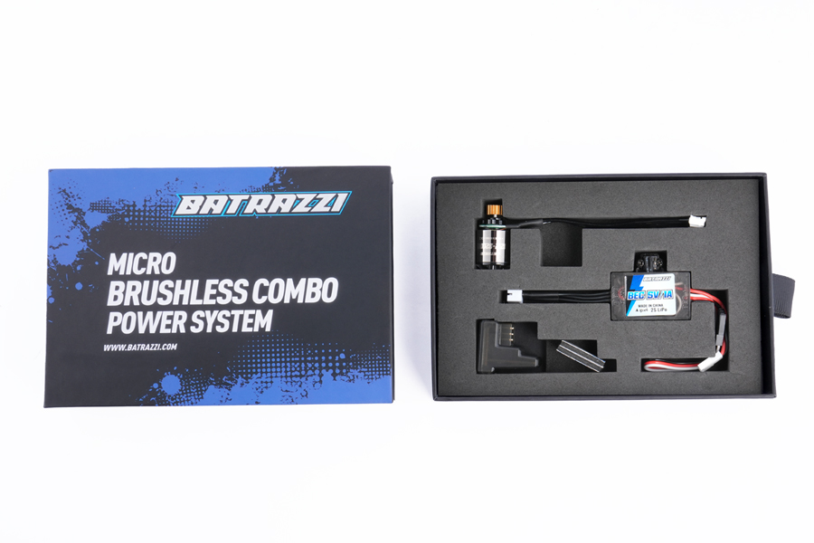 BATRAZZI Ctrl Frk 3200KV Brushless Outrunner Motor, Receiver and ESC Set for FCX18 / FCX24