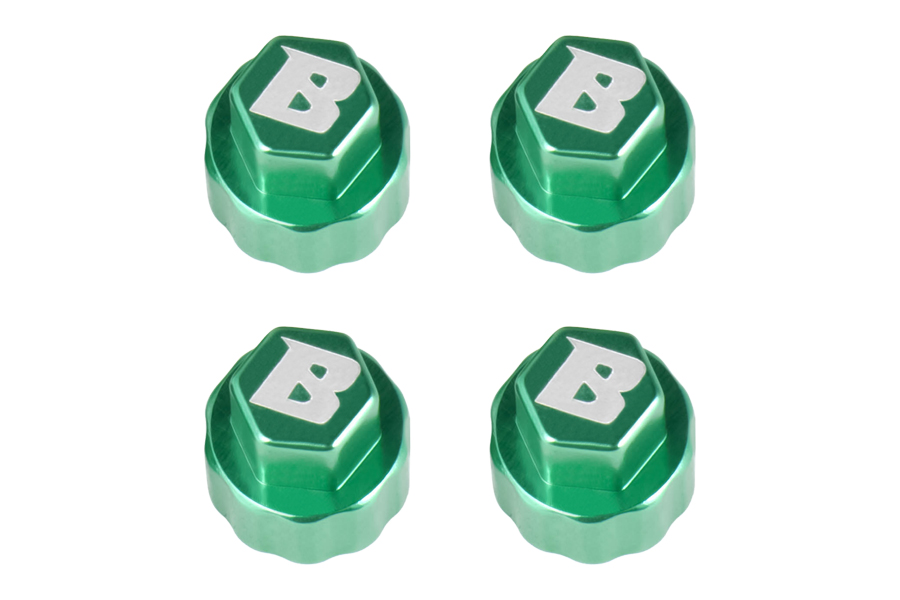 BATRAZZI 2.5mm Aluminum Wheel Hub Covers for TRX4M (4pcs)
