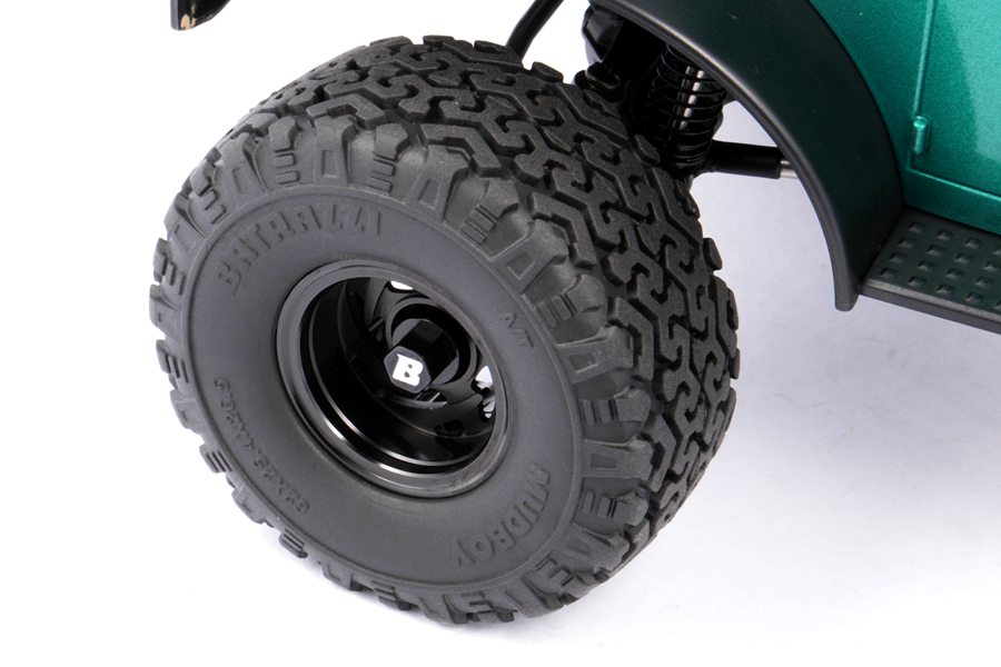 BATRAZZI Aluminum 1.0” Stellar Racing Beadlock Wheels Black (4pcs)