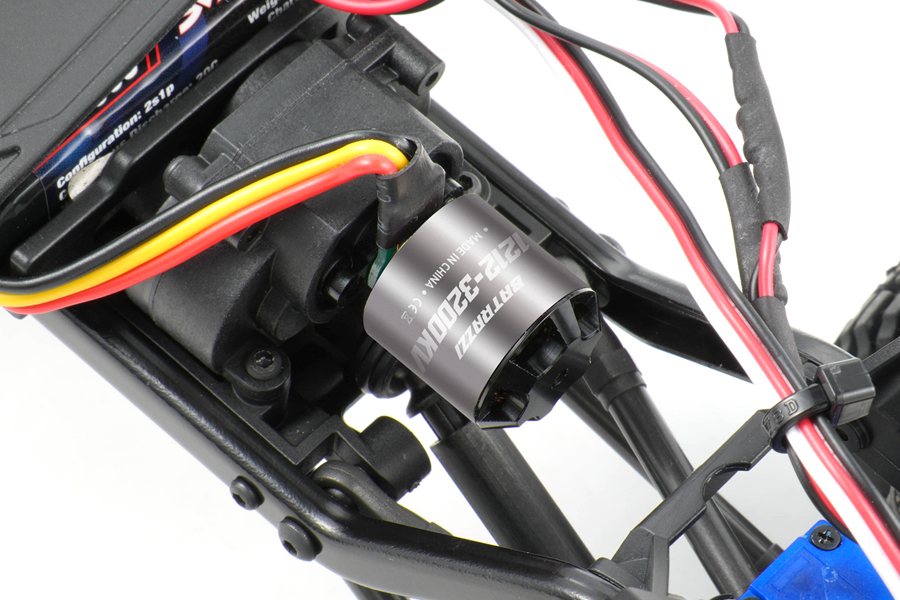 BATRAZZI Ctrl Frk 3200KV Brushless Outrunner Motor, Receiver and ESC Set for Traxxas TRX4M
