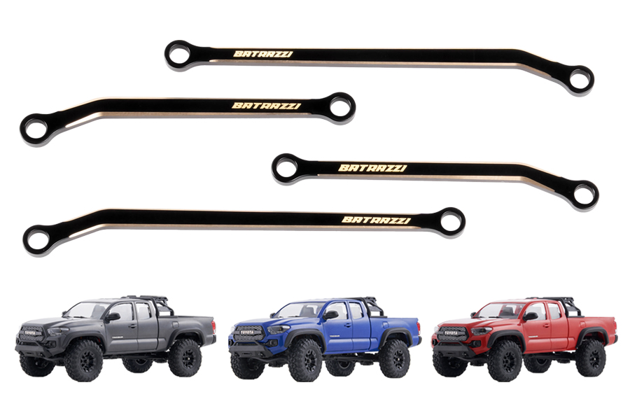 BATRAZZI Brass Lower Chassis Link Set for FCX24M Tacoma