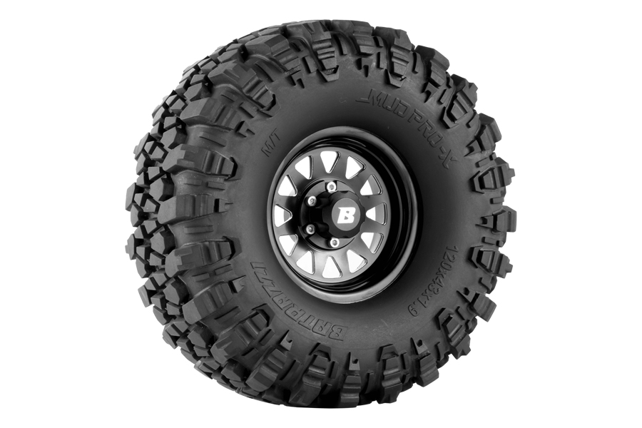 BATRAZZI 1.9” Steelie Beadlock Wheels (2pcs)