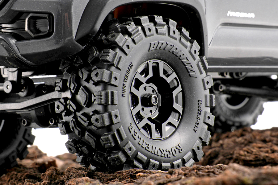 BATRAZZI 0.9” Aluminum Beadlock Y-Spoke Wheels with Brass Weights (4pcs)