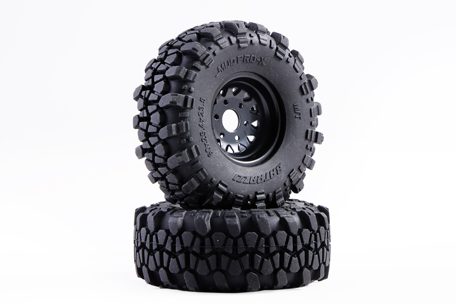 BATRAZZI 1.0” Steelie Beadlock Wheels (4 pcs)