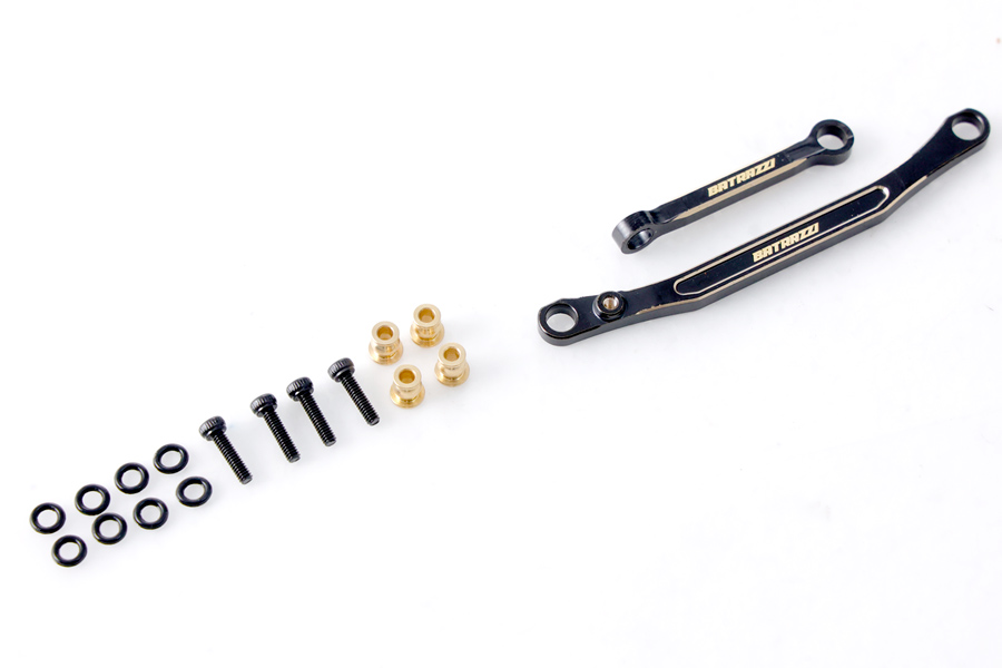 BATRAZZI Brass Steering Set For FMS FCX18/FCX24 (Black)