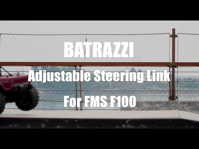 BATRAZZI Adjustable Iron Steering Link for FMS 1:10 F100