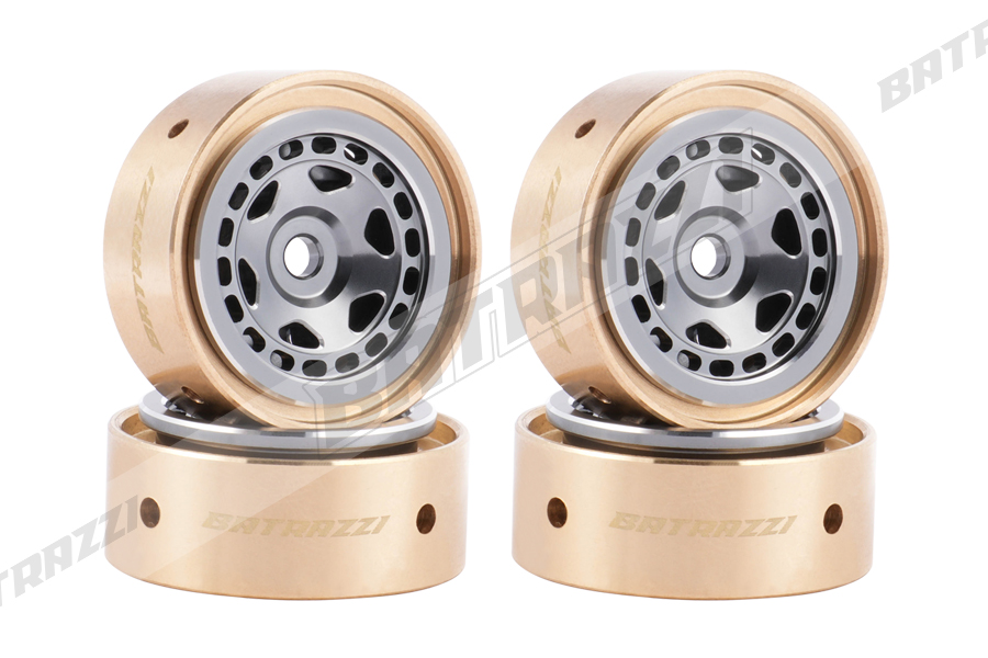BATRAZZI Aluminum 0.8” Sheriff Beadlock Wheels (4pcs)