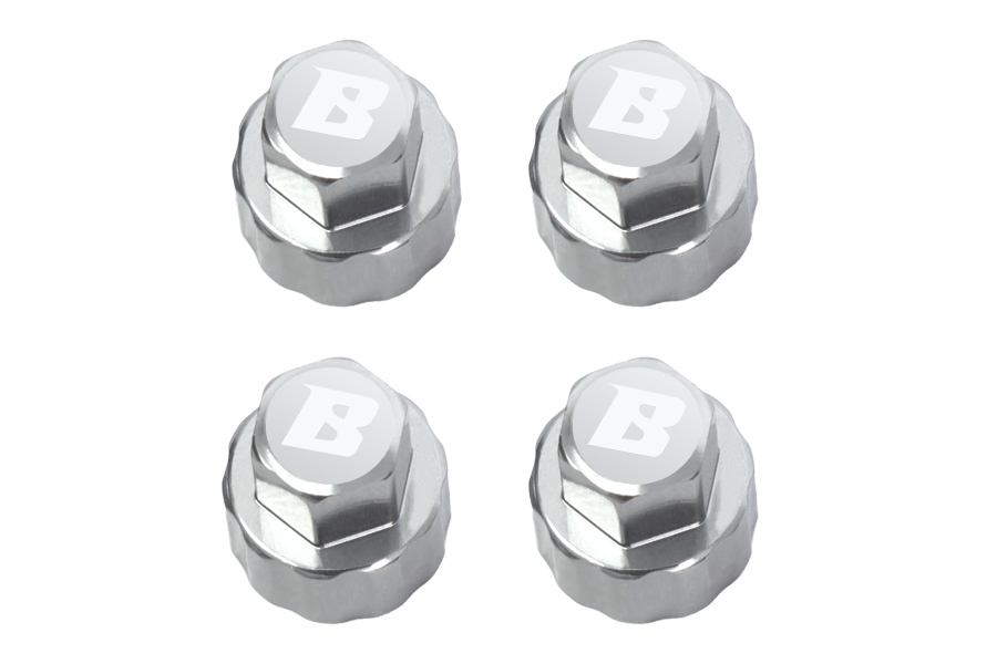 BATRAZZI M3 Aluminum Wheel Hub Covers for FCX18 & FCX24 Gun Metal（4pcs）