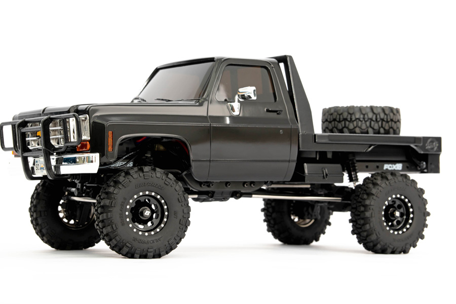 BATRAZZI Aluminum 1.0" D-Hole Beadlock Wheels Black (4pcs)