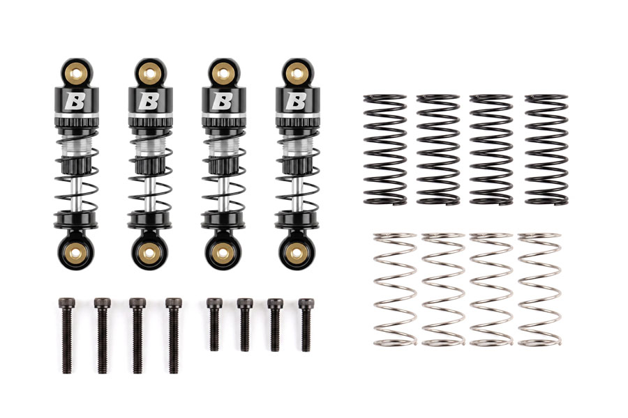 BATRAZZI 32.5mm Oil-filled Aluminium Shocks for FMS FCX24m (4pcs)