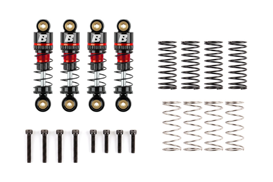 BATRAZZI 32.5mm Oil-filled Aluminium Shocks for FMS FCX24m (4pcs)