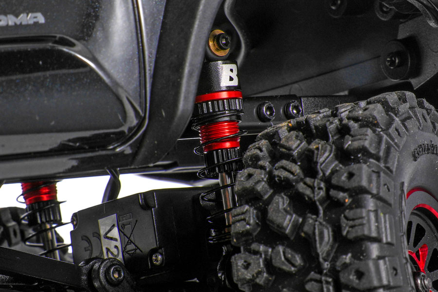 BATRAZZI 32.5mm Oil-filled Aluminium Shocks for FMS FCX24m (4pcs)