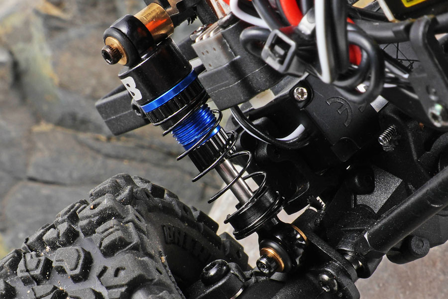 BATRAZZI 32.5mm Oil-filled  Aluminium Shocks  with Quick-Change for FMS FCX24M (4pcs)