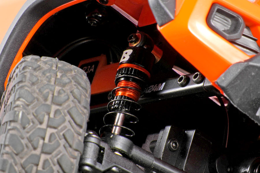 BATRAZZI 32.5mm Oil-filled  Aluminium Shocks  with Quick-Change for FMS FCX24M (4pcs)