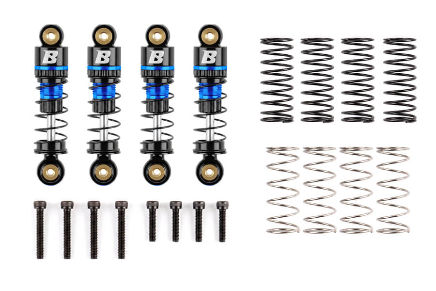 BATRAZZI 32.5mm Oil-filled  Aluminium Shocks  with Quick-Change for FMS FCX24M (4pcs)