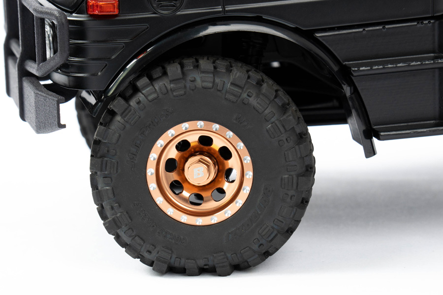 BATRAZZI Aluminum 1.0" D-Hole Beadlock Wheels Gold (4pcs)