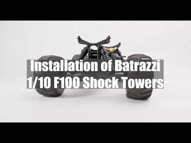 Batrazzi Aluminum Front and Rear Shock Tower Set for FMS 1:10 F100