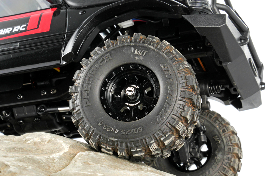 BATRAZZI 1.0” Rogue Beadlock Wheels Black (2pcs)
