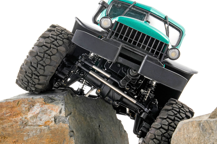 BATRAZZI 45mm Oil-filled Aluminum Shocks with Quick-Release for FMS FCX24 & FCX18 (4pcs)