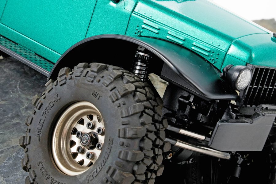 BATRAZZI 45mm Oil-filled Aluminum Shocks with Quick-Release for FMS FCX24 & FCX18 (4pcs)