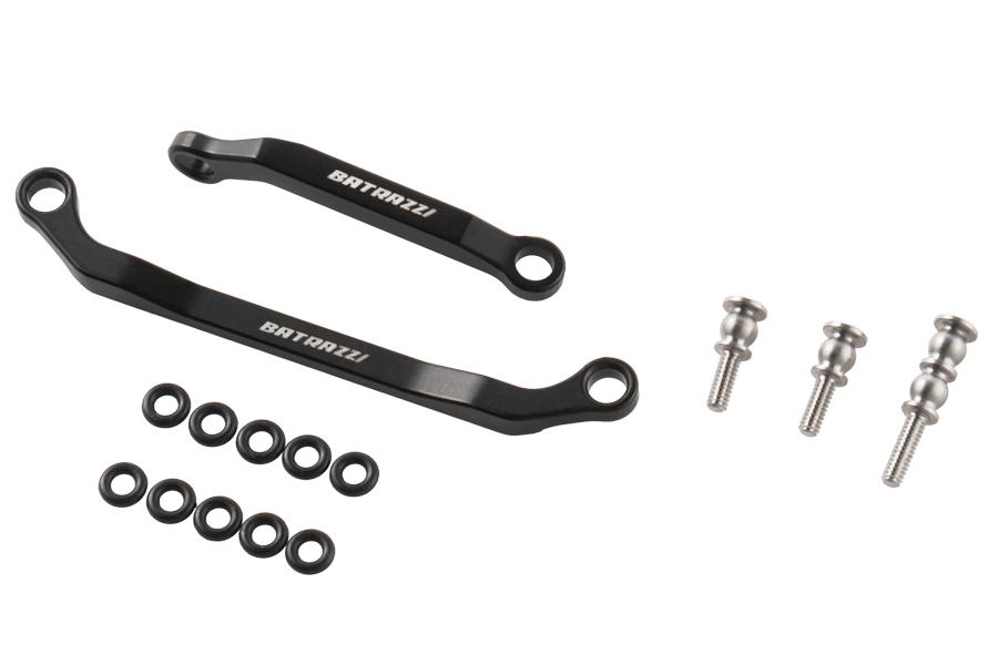 BATRAZZI Aluminum Steering Link Set for SCX30 (Black)