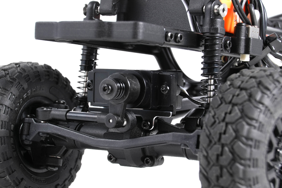 BATRAZZI Aluminum Steering Servo Mount for FCX24M (Black)