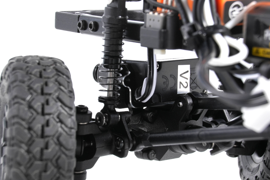 BATRAZZI Aluminum Steering Servo Mount for FCX24M (Black)