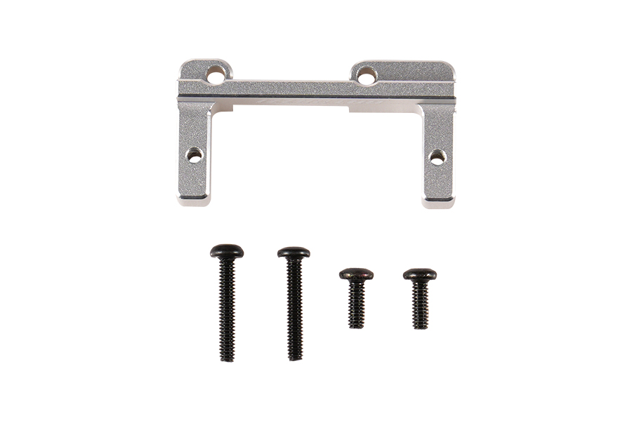 BATRAZZI Aluminum Steering Servo Mount for FMS FCX18II(Black/Silver)