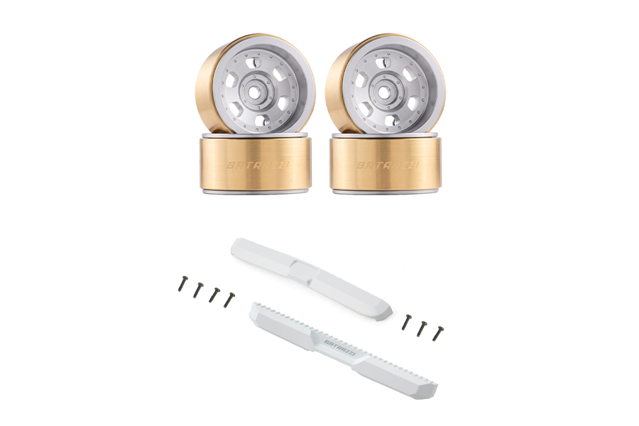 BATRAZZI 0.7" Core_X Beadlock Wheels & Bumper Combo for Axial SCX30