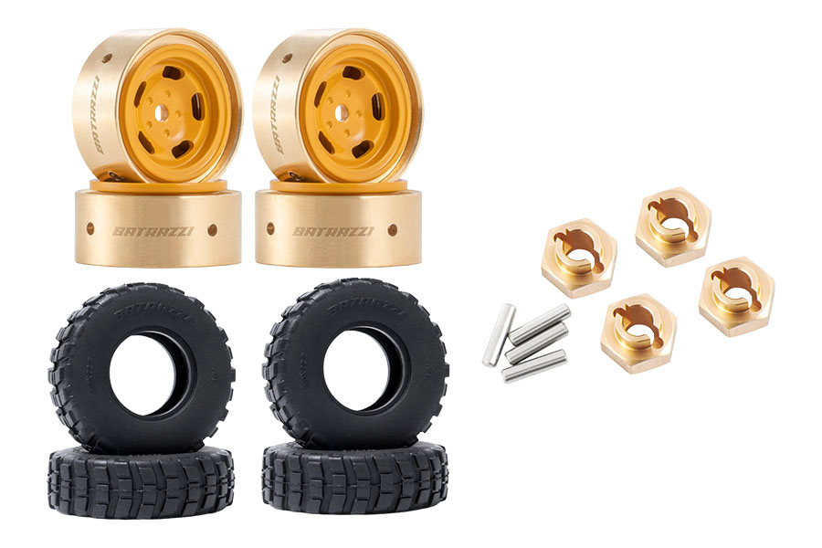 BATRAZZI Tire & Wheel Upgrade Combo for FCX24M