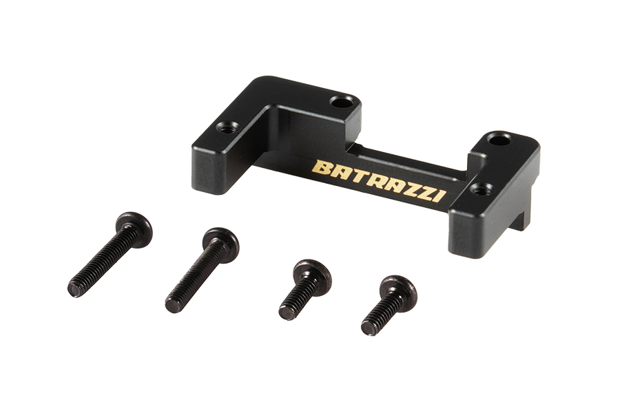BATRAZZI Brass Steering Servo Mount for FMS FCX18 II (Black/Gold)