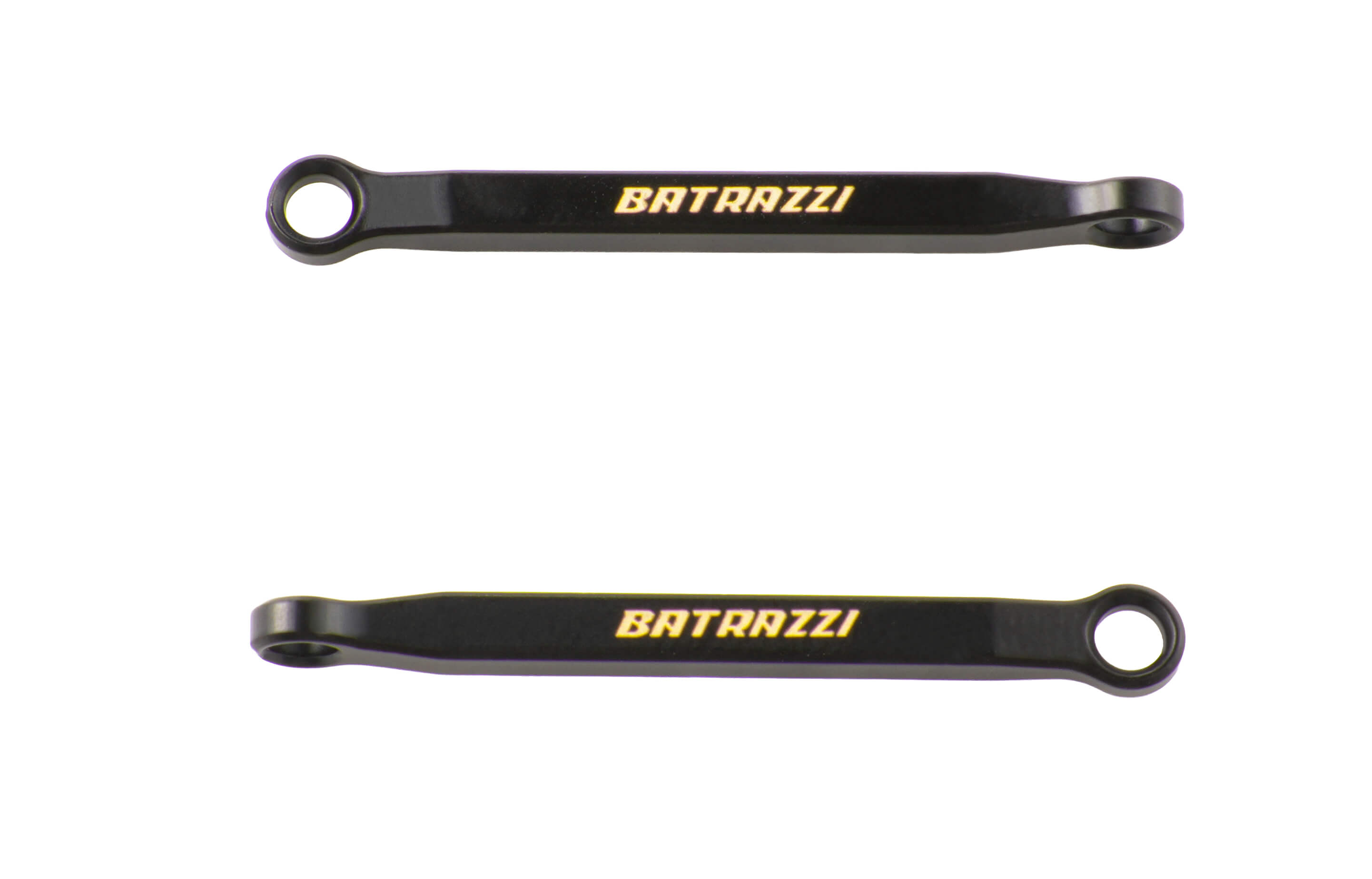 BATRAZZI Brass Upper Lower Chassis Link Set for SCX30 (Black)