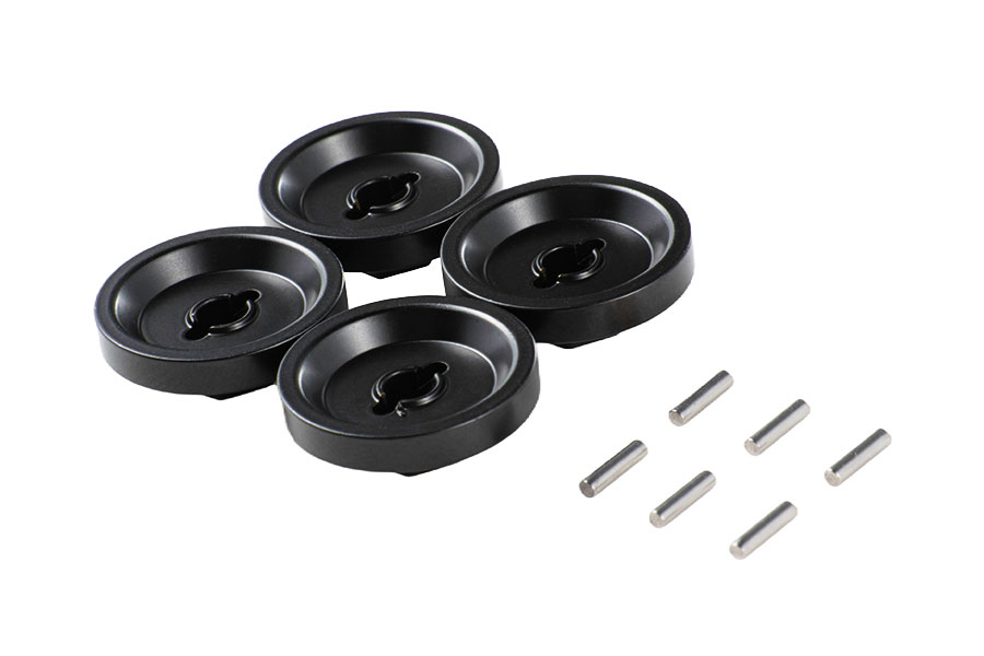 BATRAZZI CNC Brass Brake Disc Upgrade for FMS FCX18 II (Black/Gold)
